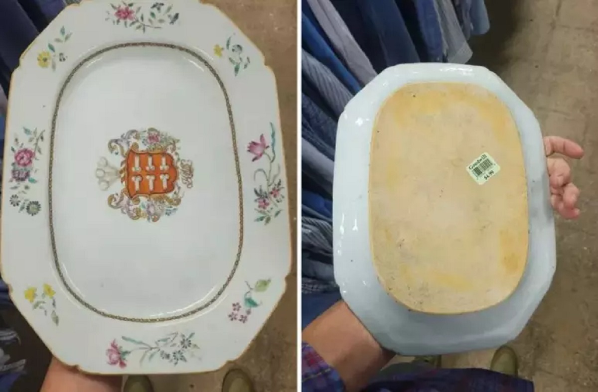 Relíquia perdida! Homem compra prato de R$ 30 sem saber que ele vale até R$ 33 mil