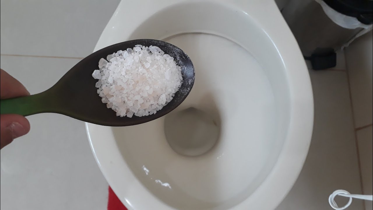 Coloque sal grosso no vaso sanitário uma vez e nunca mais perca o hábito