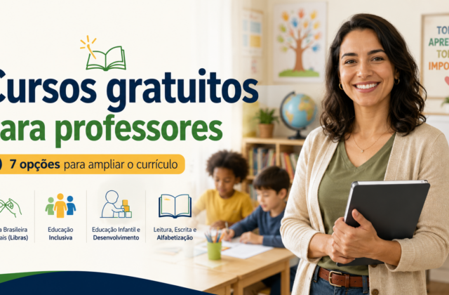 Cursos gratuitos para professores: 7 opções online para ampliar o currículo
